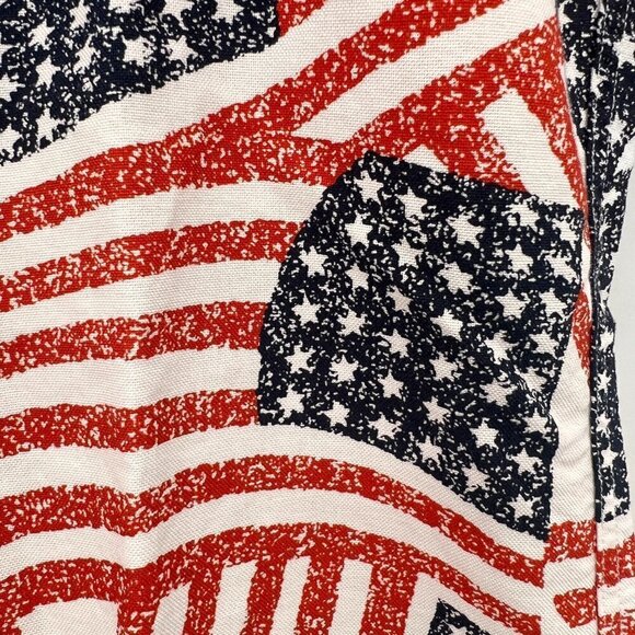 Gitman Bros. Vintage USA Flag Collage Camp Shirt NWT - Picture 5 of 8